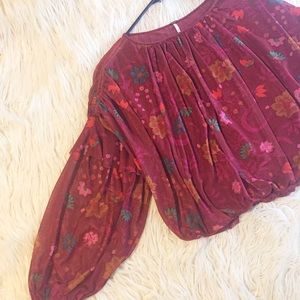 Free People Floral Top
